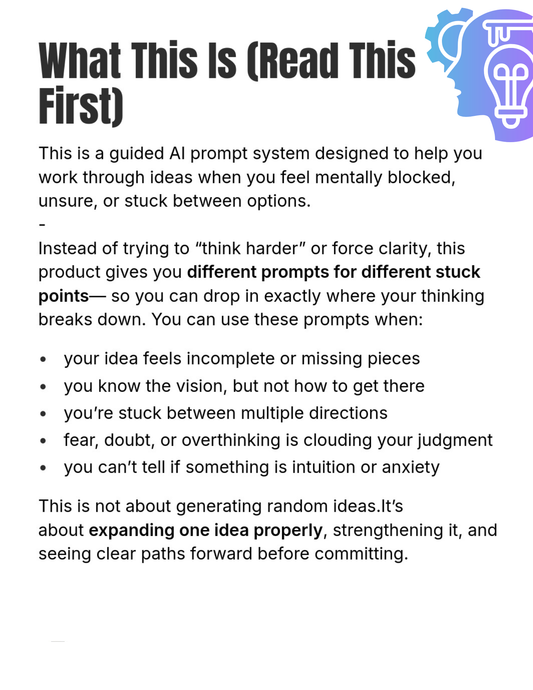 AI Idea Expansion Prompts to Break Mental Blocks, Fill Gaps, and Strengthen Concepts