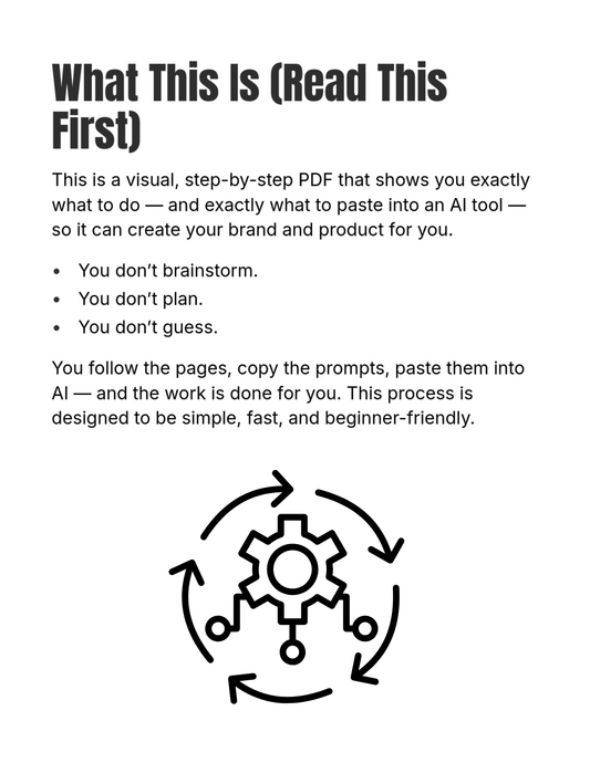 Have an Idea but Don’t Know What to Build? | AI Prompts to Create a Brand & Digital Product in 20 Minutes