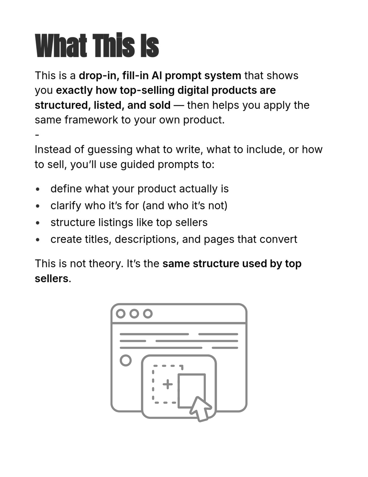 Don’t Know How to Sell Your Digital Product? AI Prompts to Create Listings, Pages, and Offers Like Top Sellers (PDF)