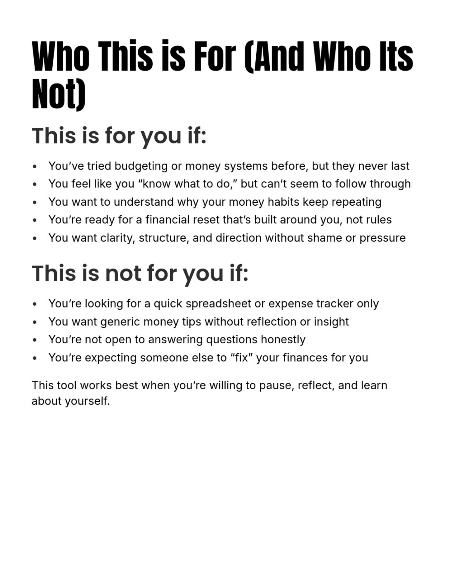Stuck in the Same Money Patterns? | AI Financial Self-Assessment & Reset Plan | Discover Your Money Habits & Build a System That Fits You